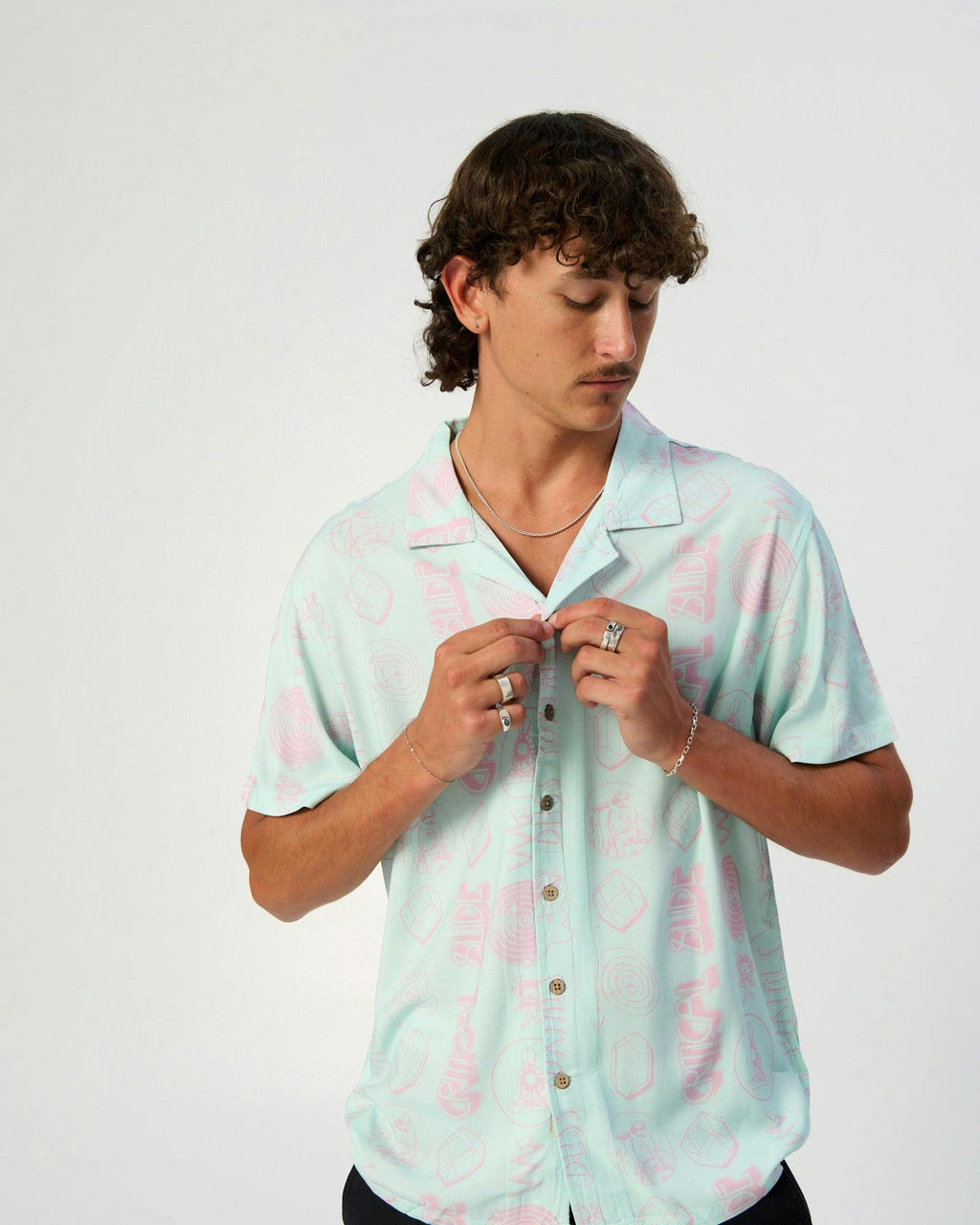 Xerox Resort Shirt - Ice Blue