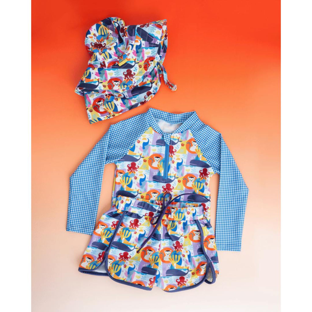 Tyoub Kids’ Long Sleeve Rash Guard Animal Spirit