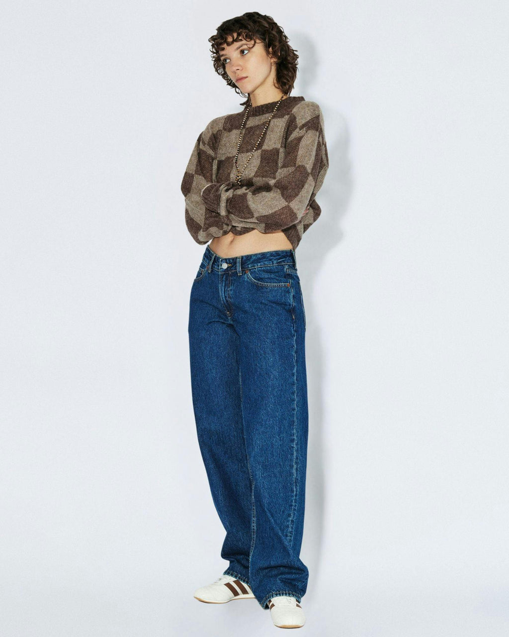 Nika Mid Straight Jeans - Stream Dark Retro Vintage