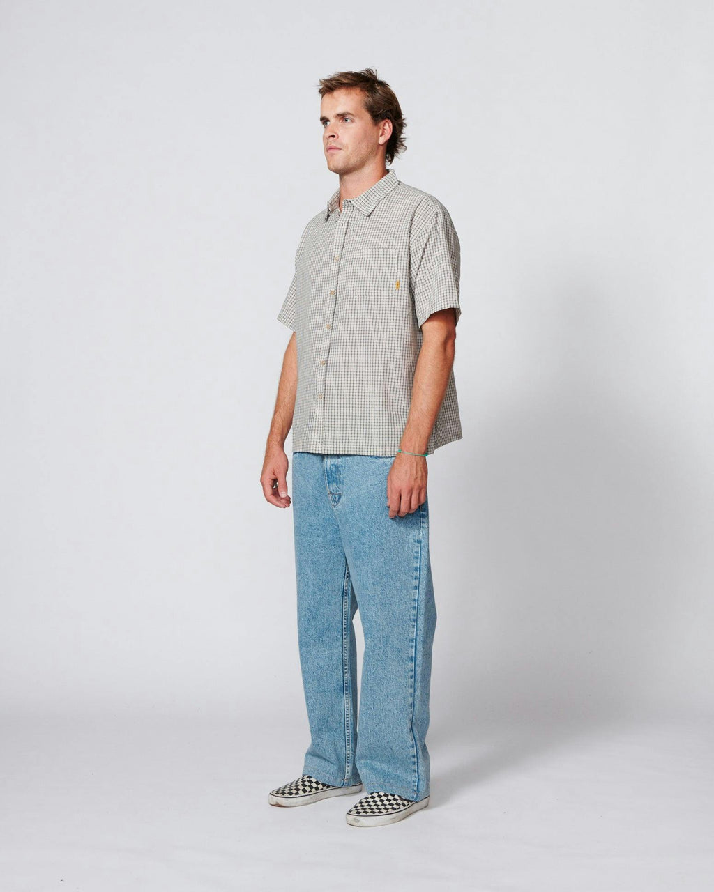 Garry Short Sleeve Shirt - Ecru