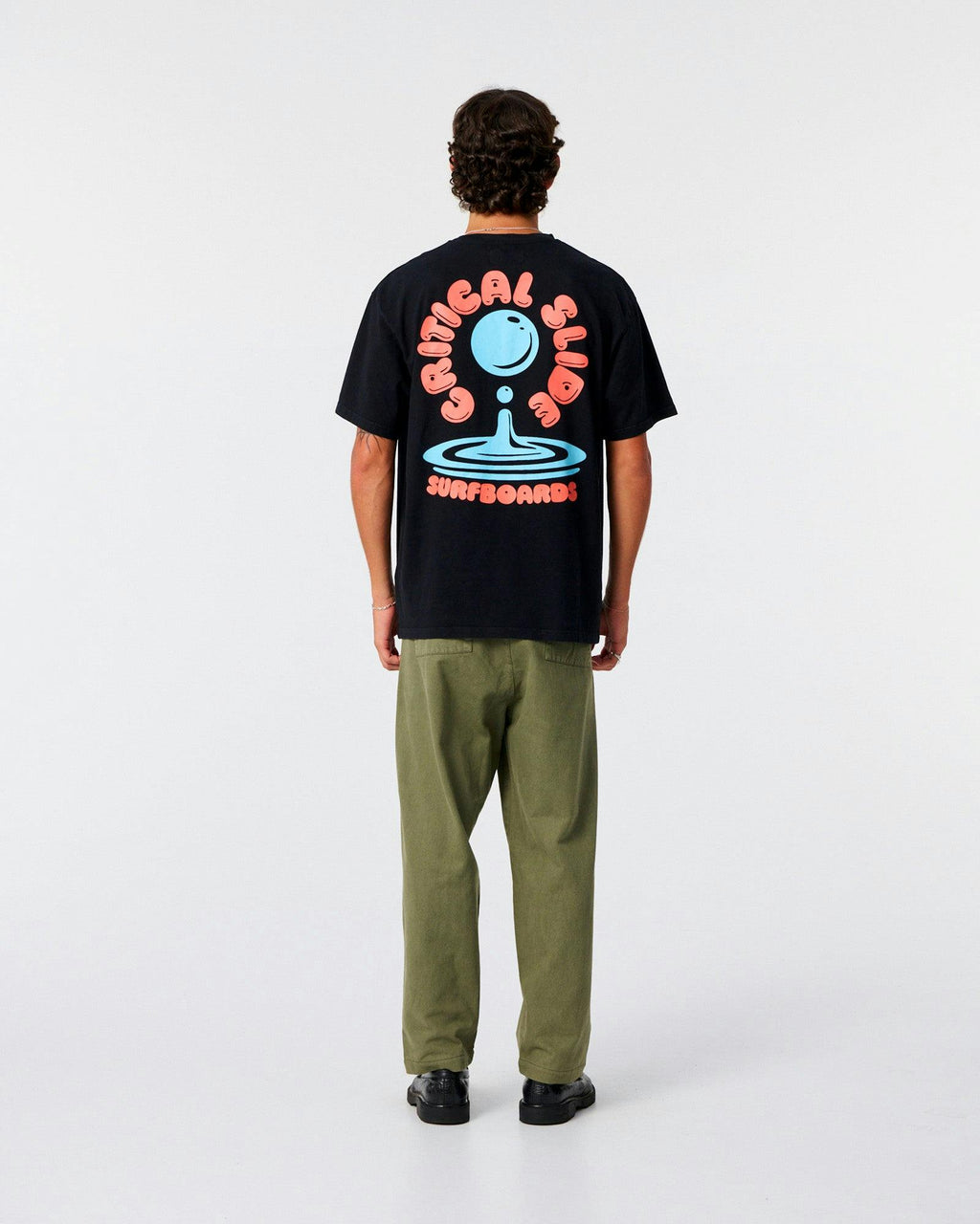 Resin Drop Tee - Vintage Black