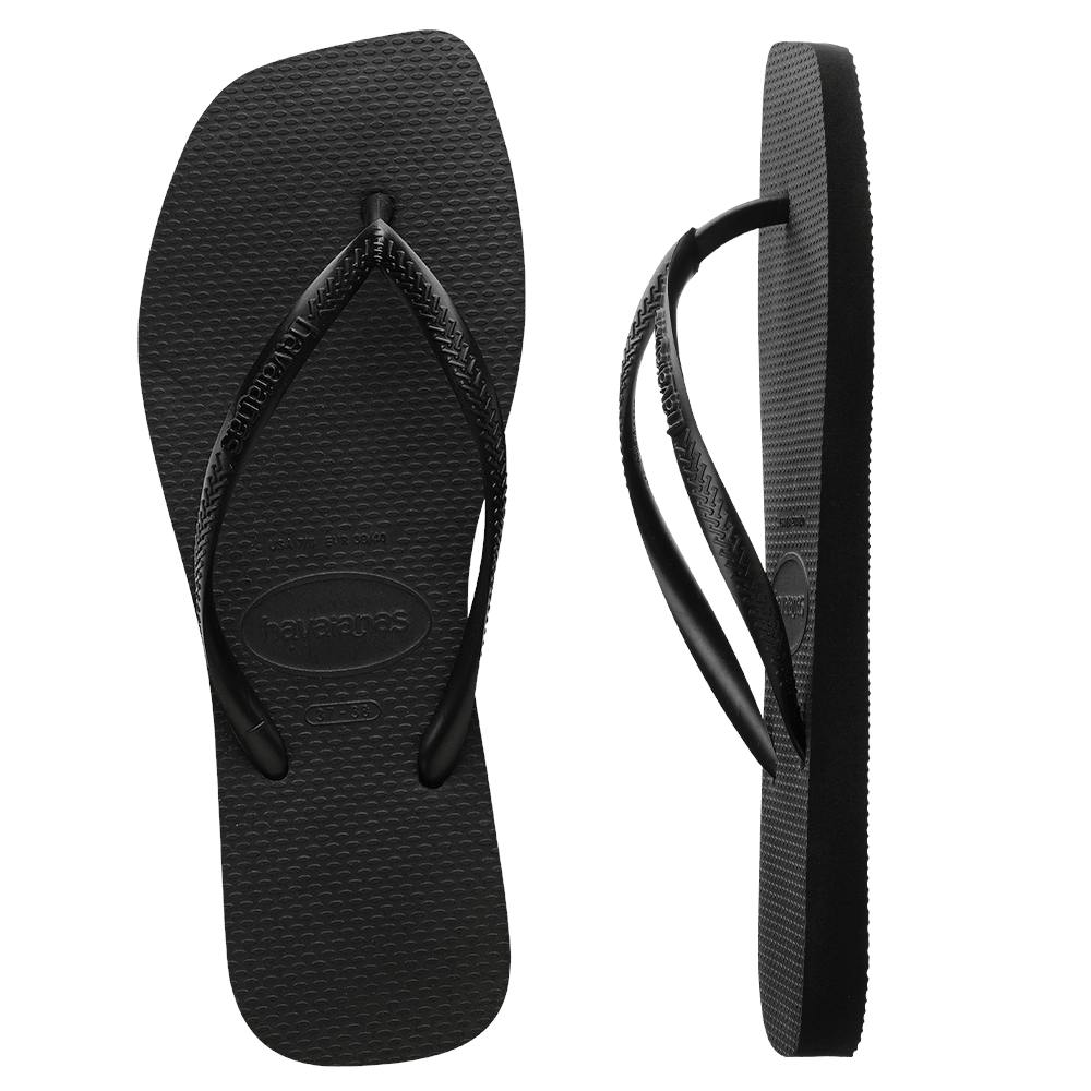 Slim Square Toe Thongs