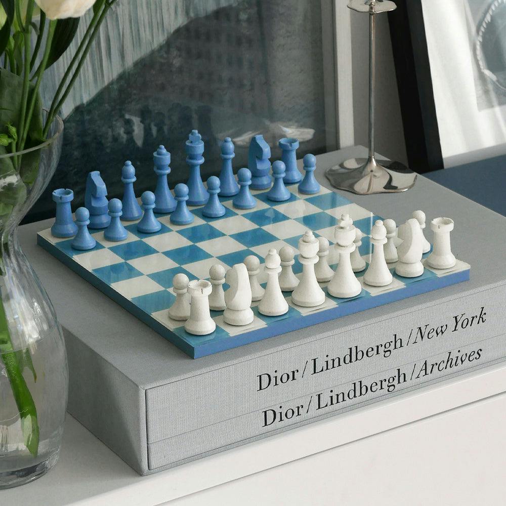 Printworks Classic Chess-Dusty Blue