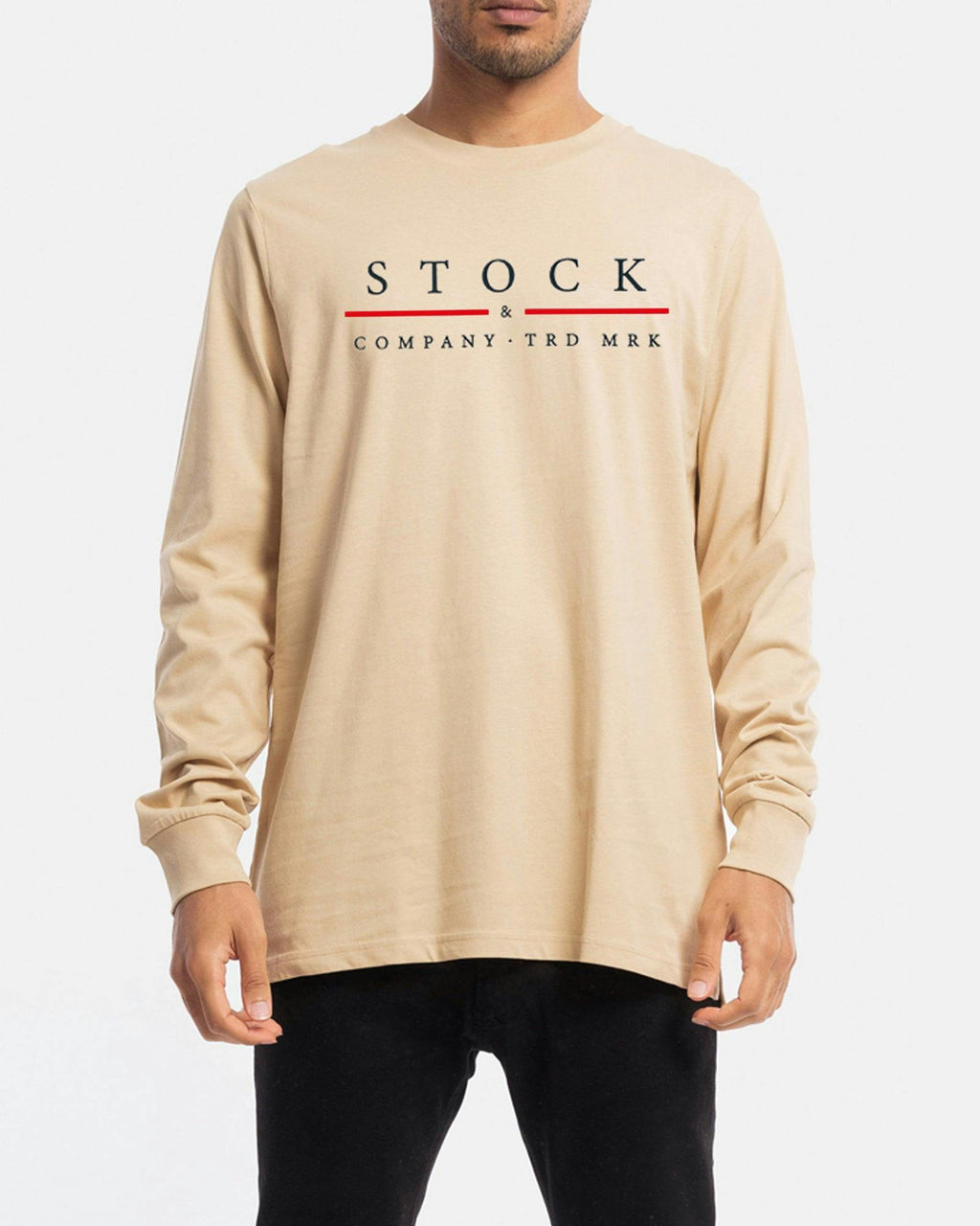 Red Line Long Sleeve Tee