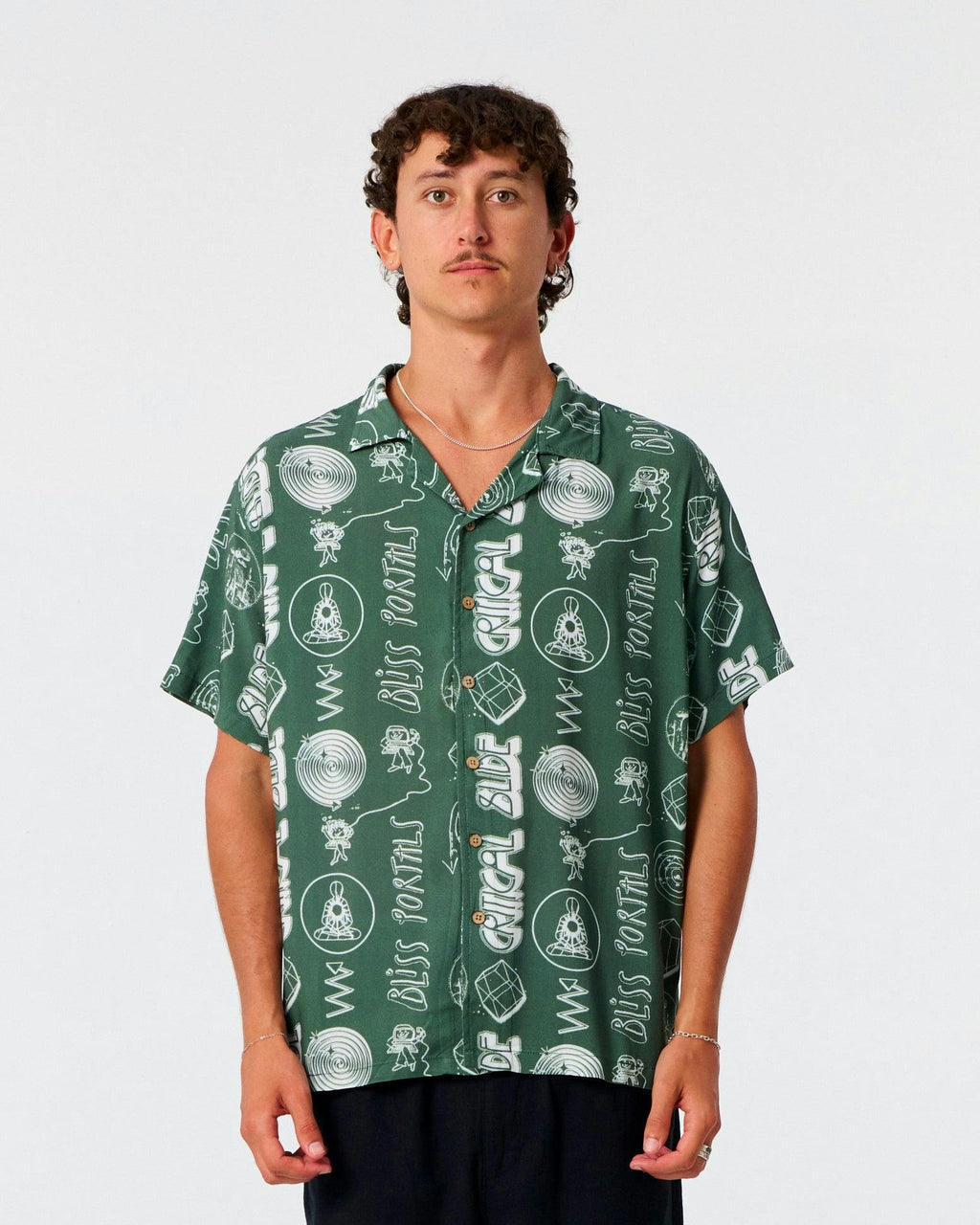Xerox Resort Shirt - Dusty Green