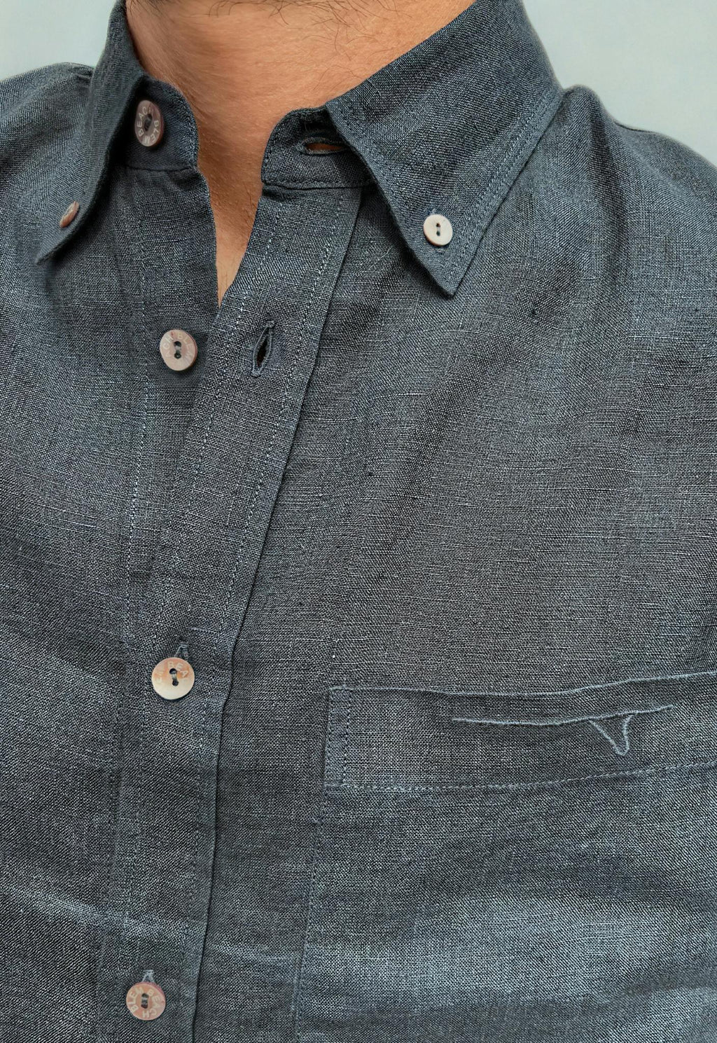 Linen Shirt Navy