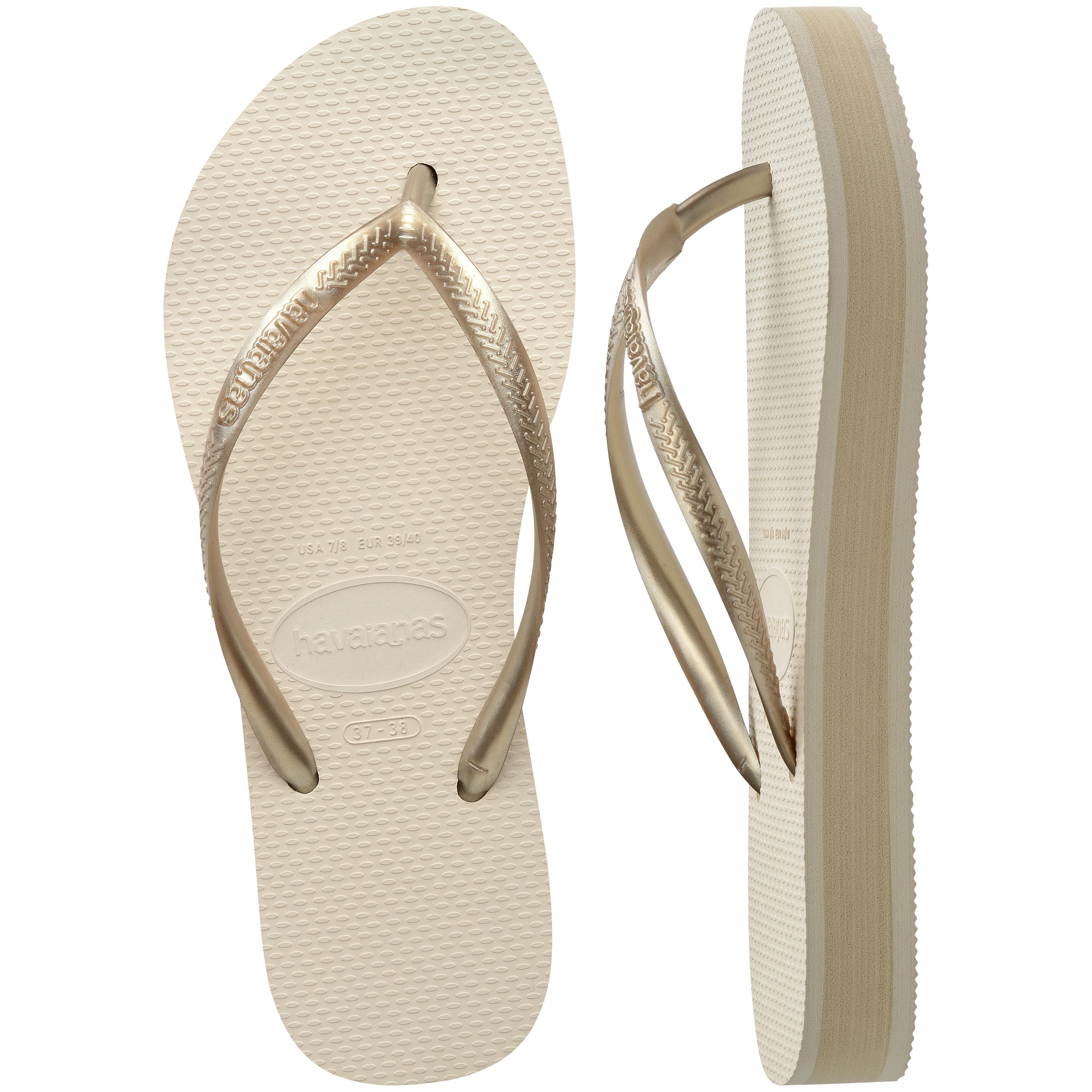 Slim Flatform Thongs