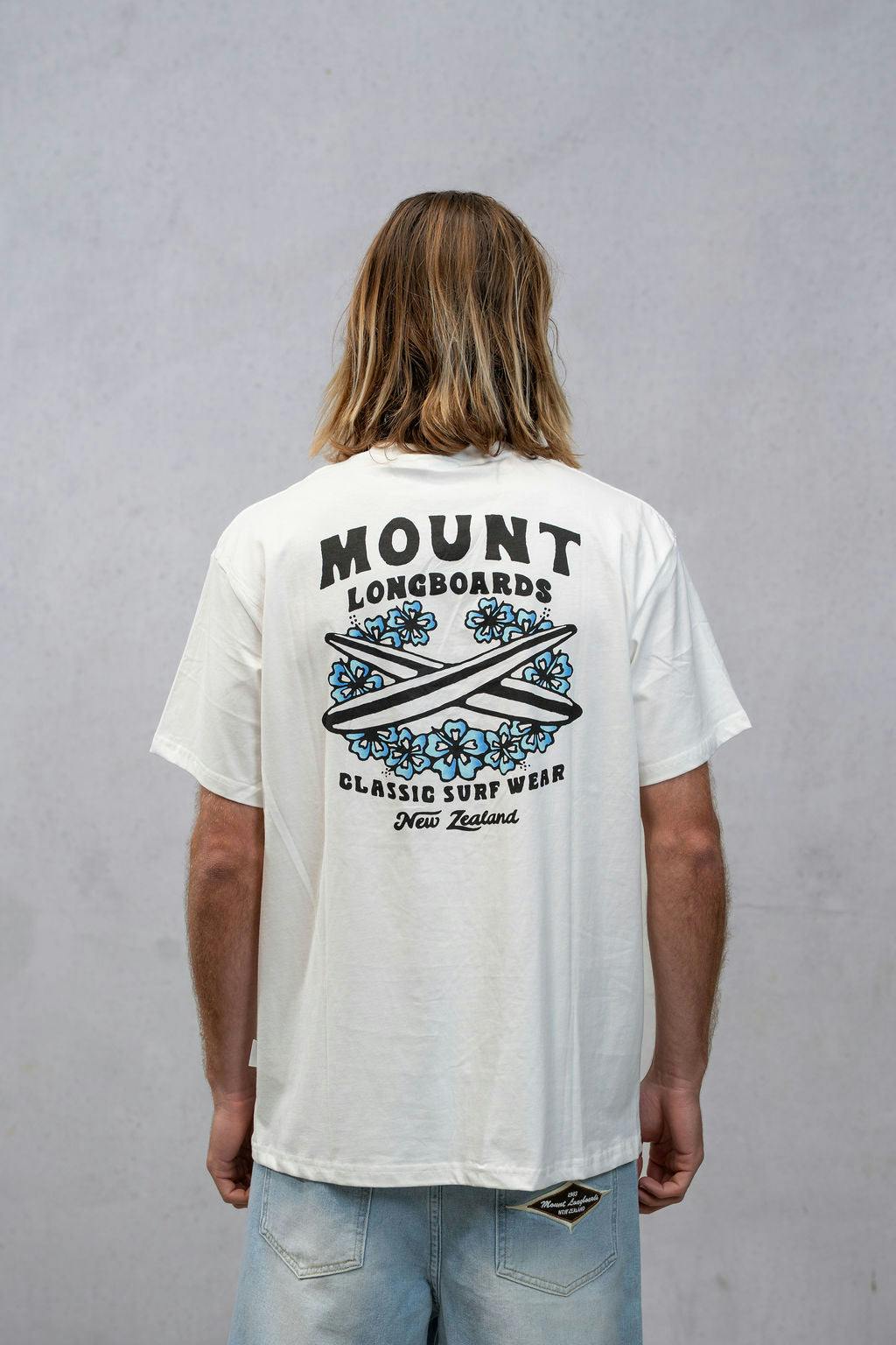 Longboards Lei Tee - White