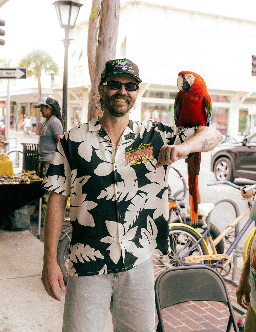 Duvin x Margaritaville Beach Club Buttonup - Black
