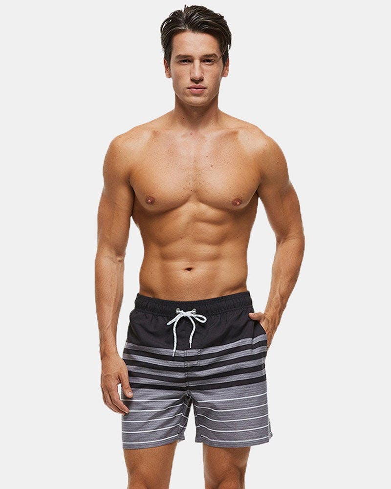 Barred Swim Short