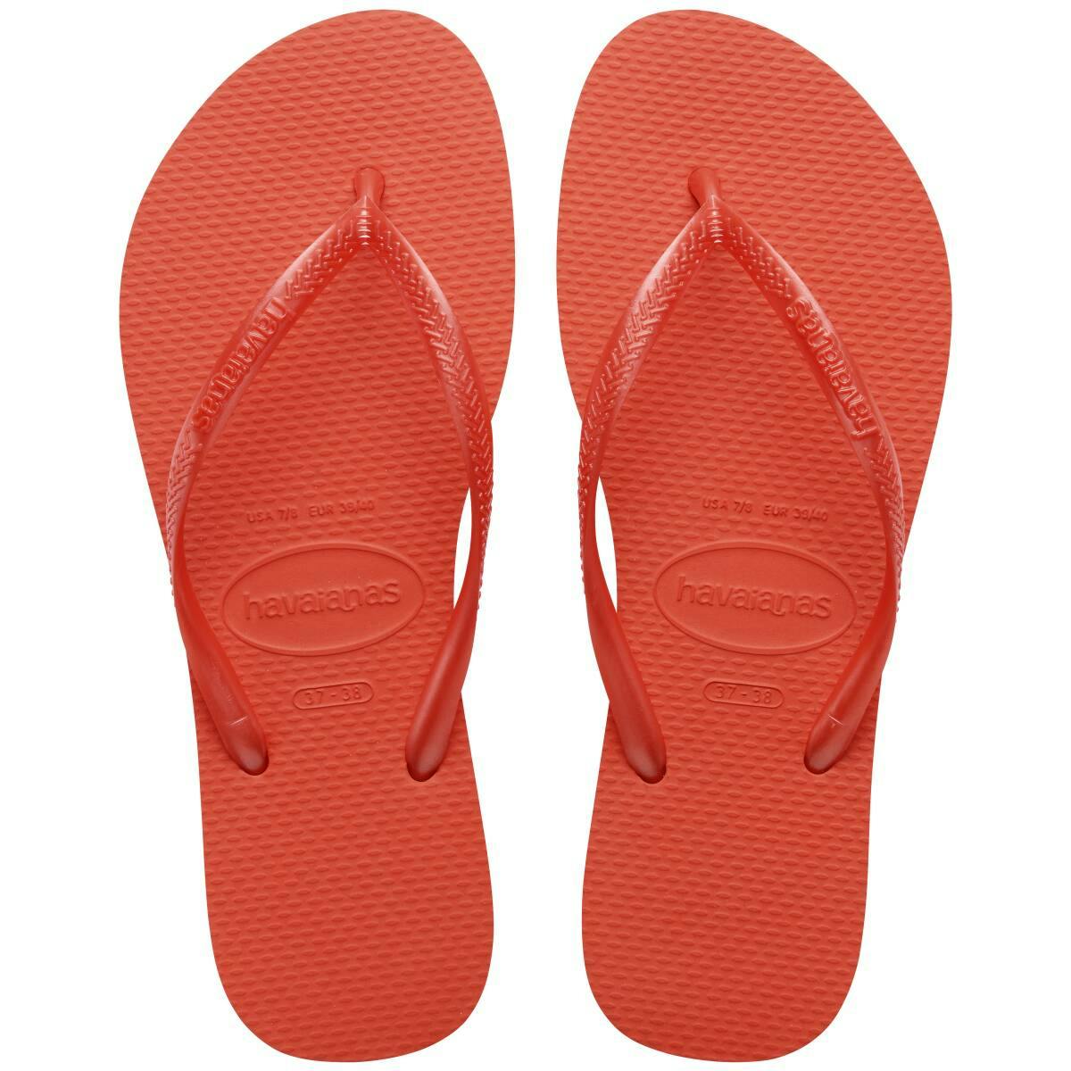 Slim Metallic Thongs