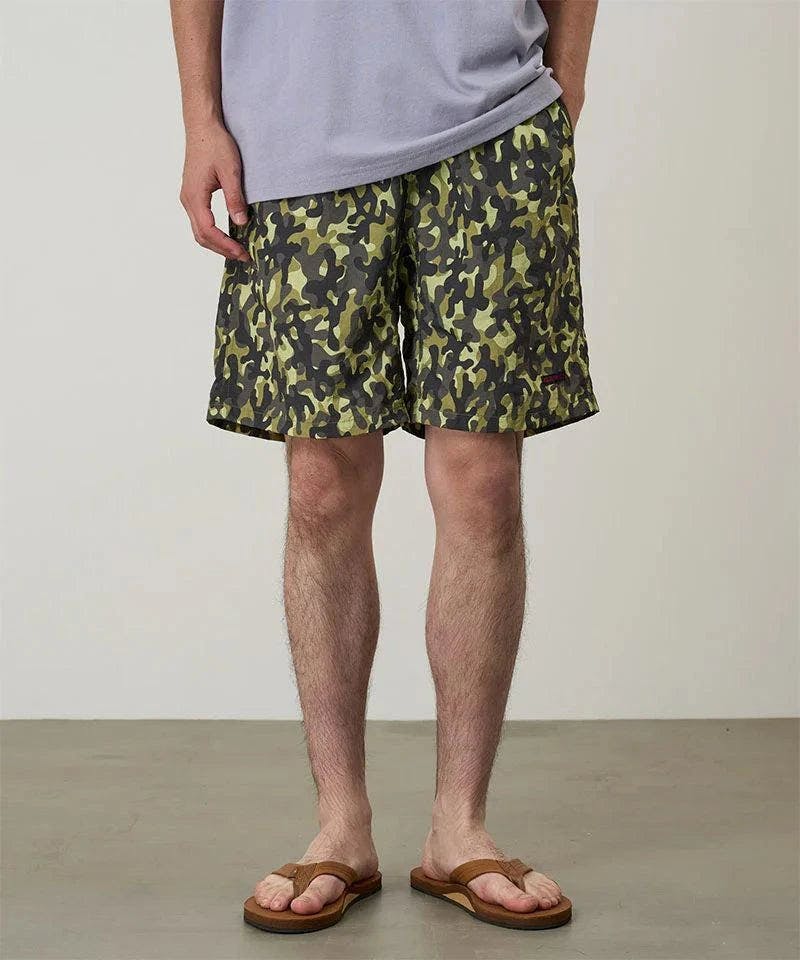 Gramicci Nylon Reef Short in Olive Camo