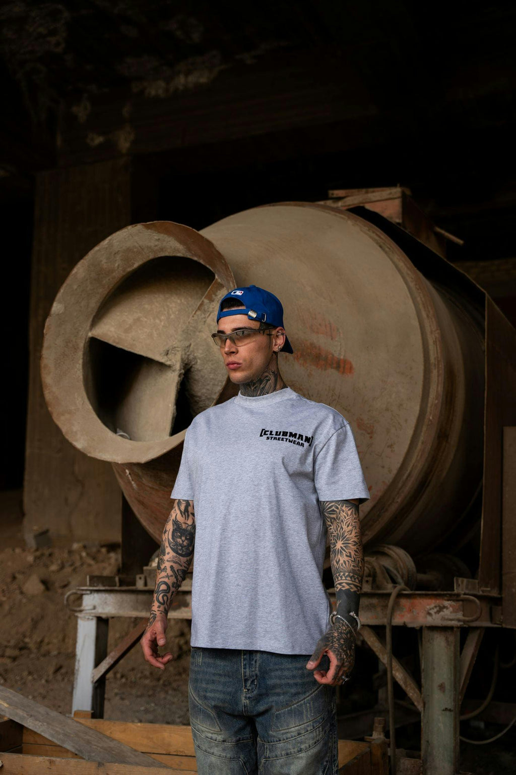 Clubman ‘Charcoal Oat’ T-shirt SS25
