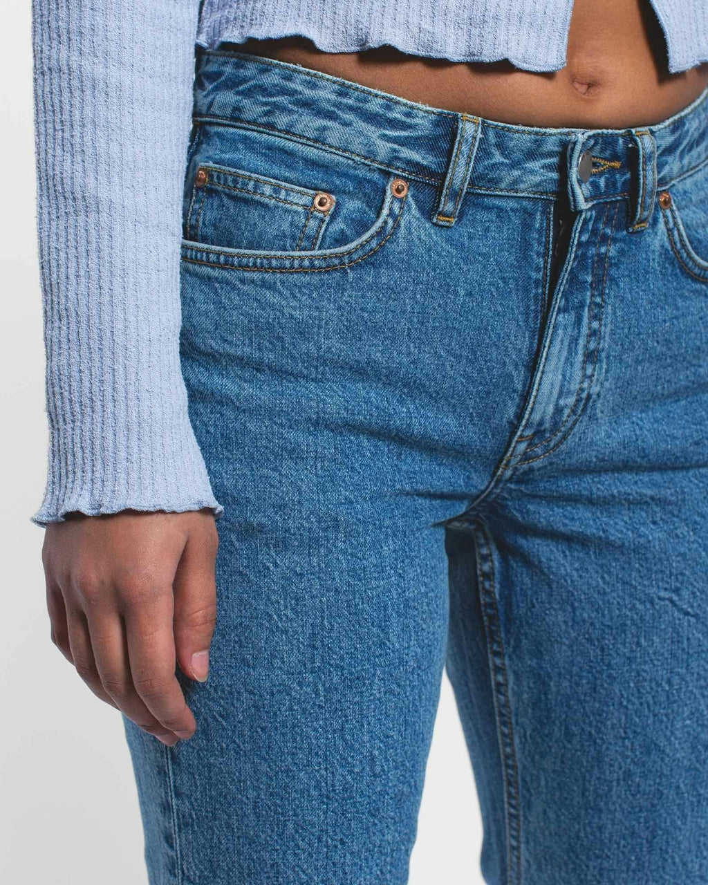 Elba Mid Bootcut Jeans - Bay Sky Retro