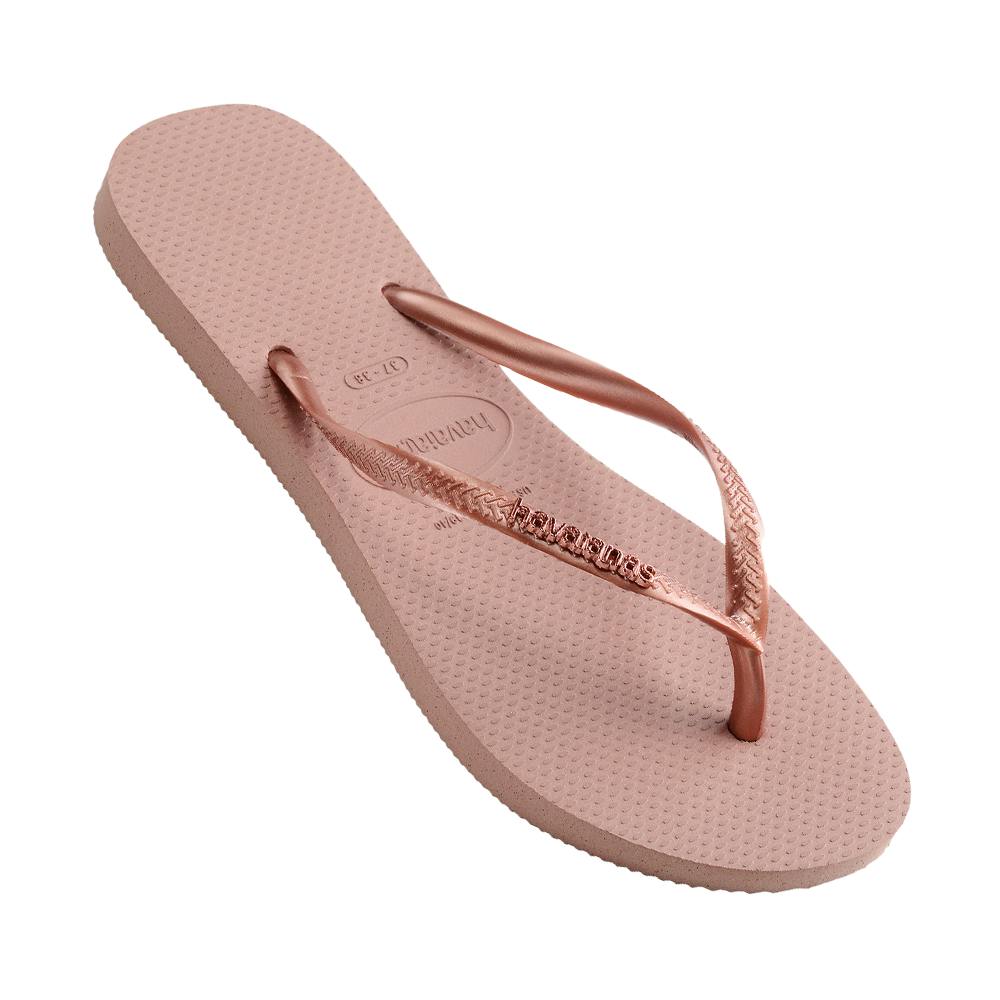 Slim Metal Logo Thongs