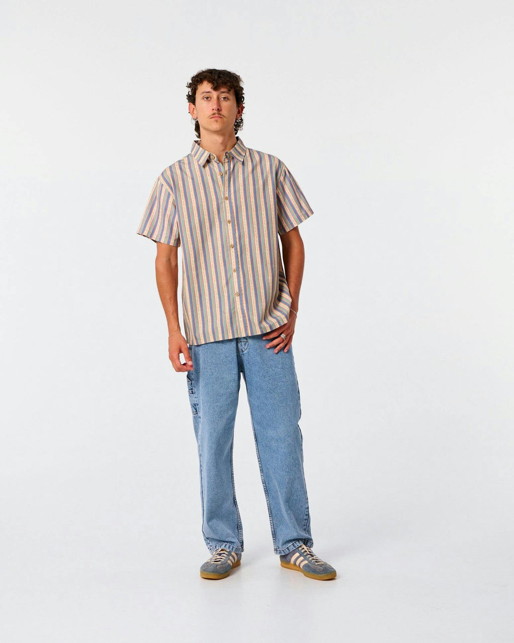 Temples Shirt - Dusty Green