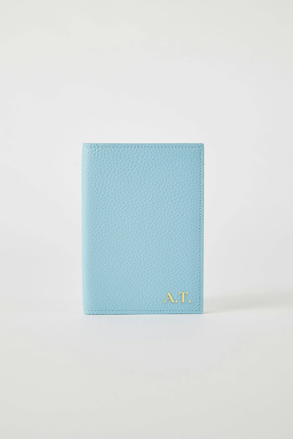 Leather Passport Holder | Blue