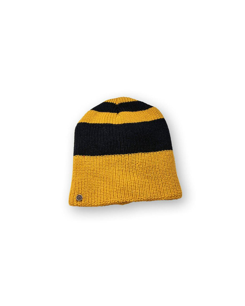 The Wally Knit Beanie – Yellow and Black