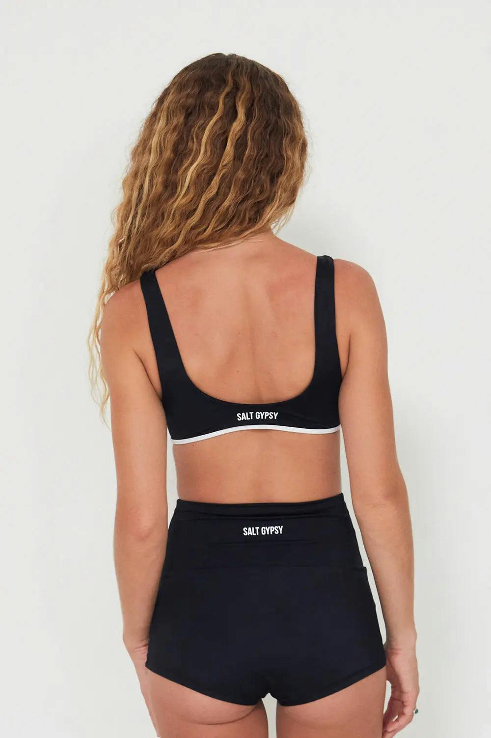 Bralette Bikini Top - Black