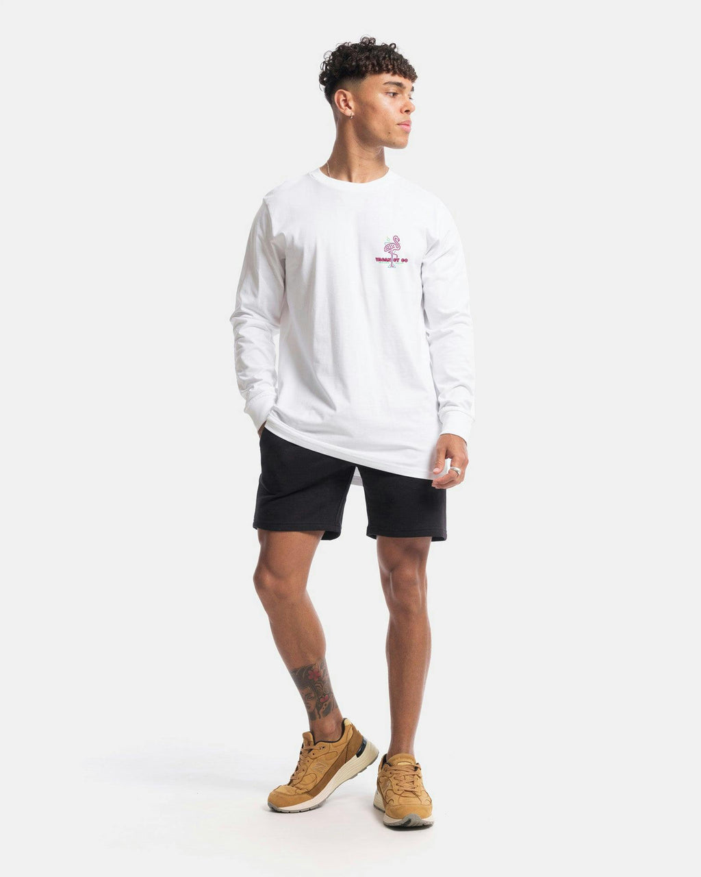 Flamingo Club Long Sleeve Tee