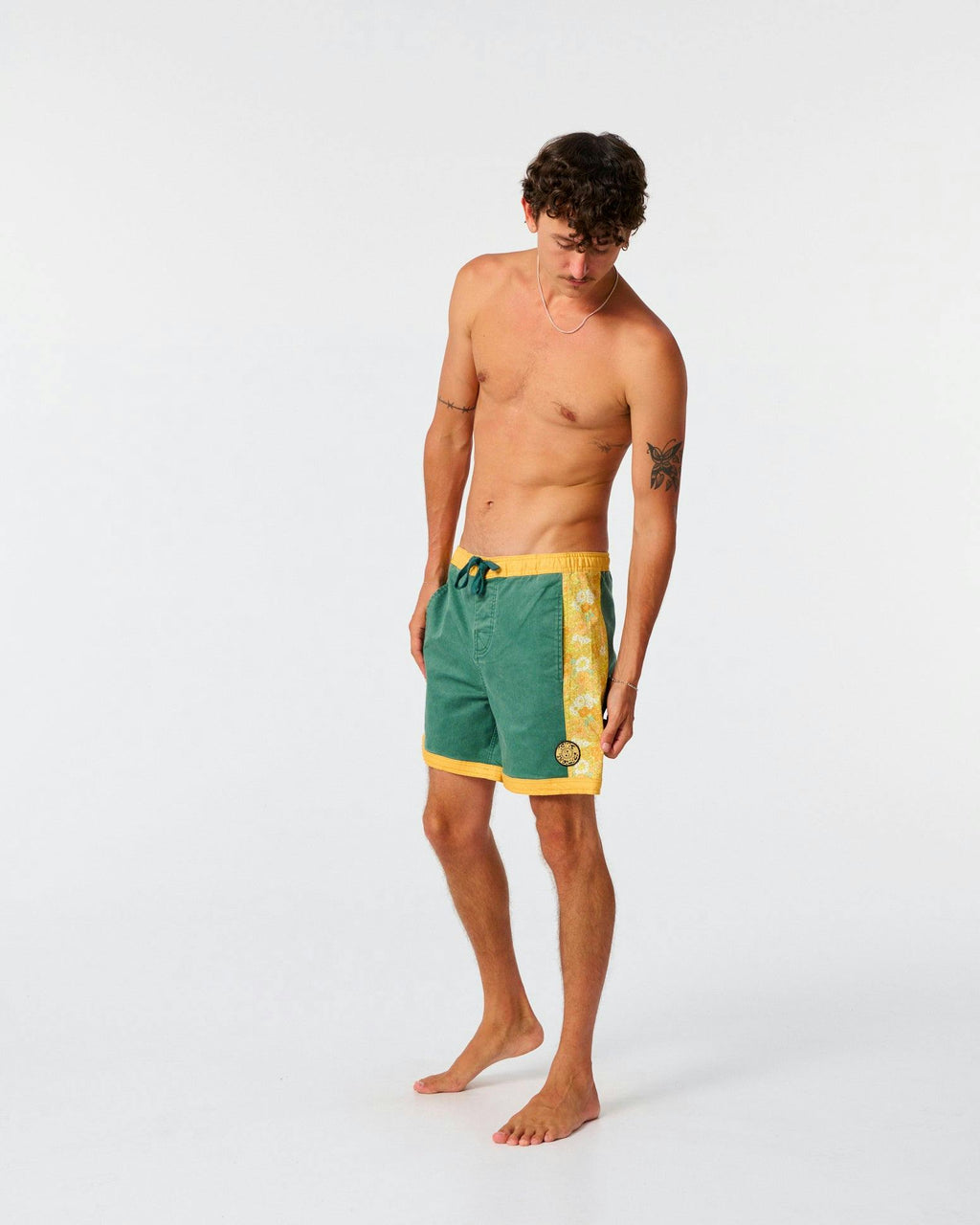 Hazed Mixed Tape Trunk - Dusty Green
