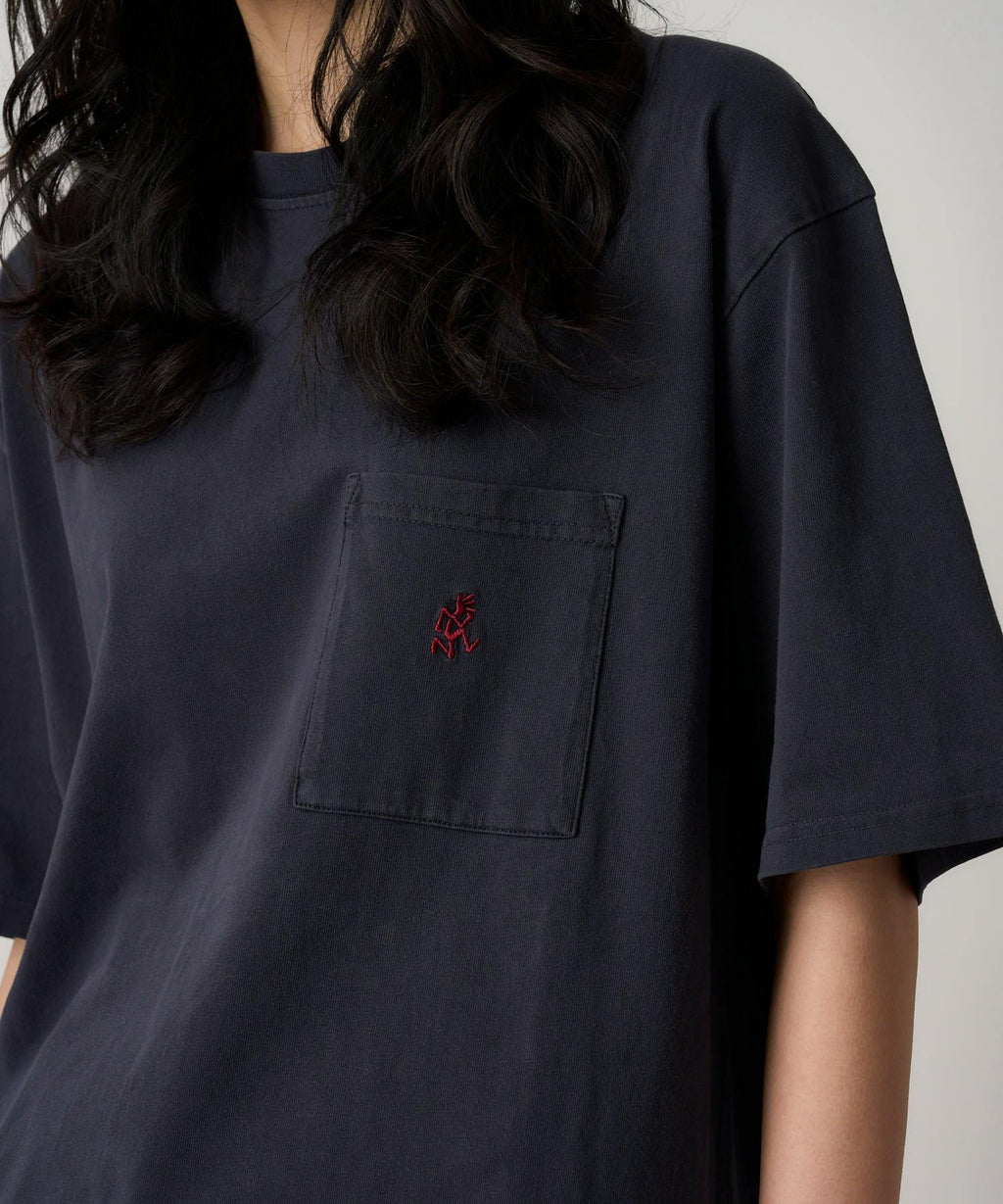 Gramicci One Point Pocket Tee in Navy Pigment