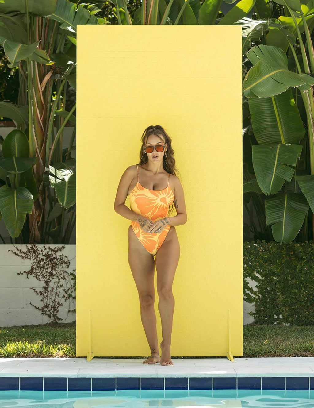 Hibiscus One Piece - Sunburnt