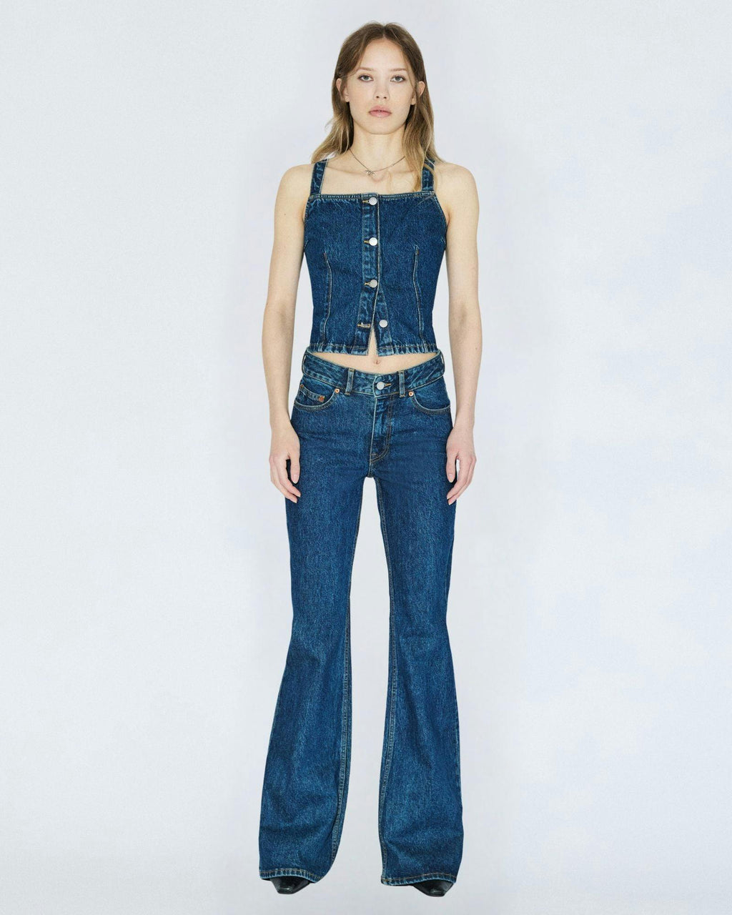 Elba Mid Bootcut Jeans - Bay Dark Retro Vintage