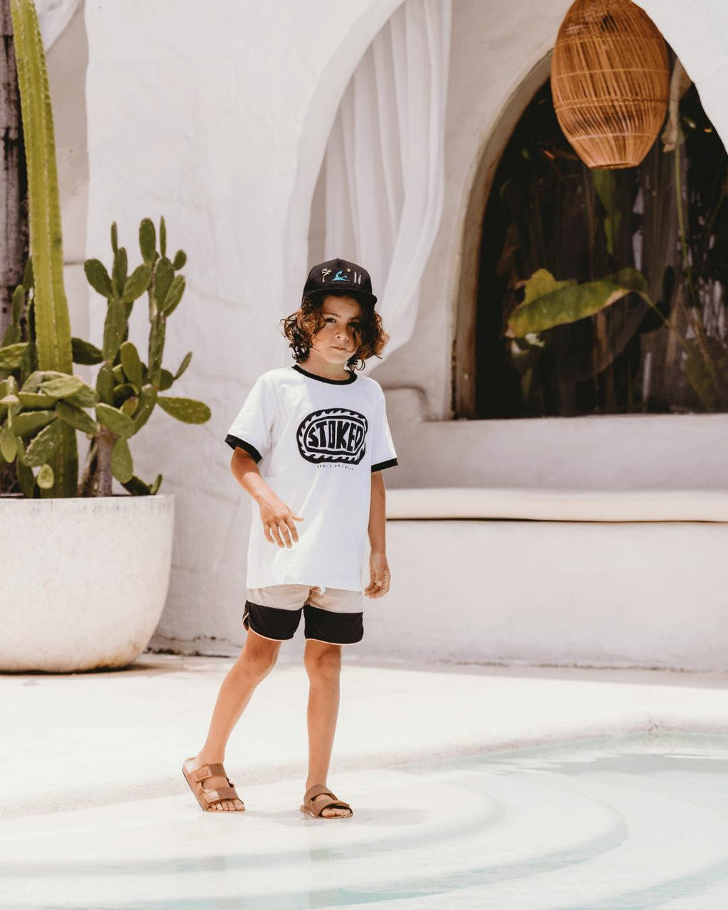 STOKED Tee White