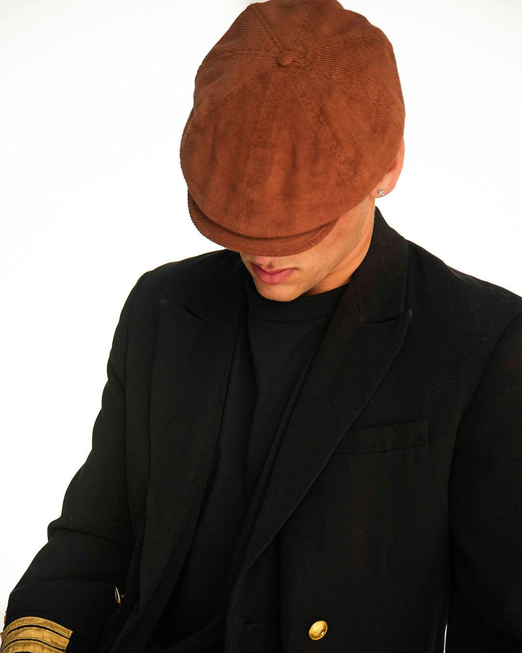 The Bandit Paperboy Cap - Brown Corduroy